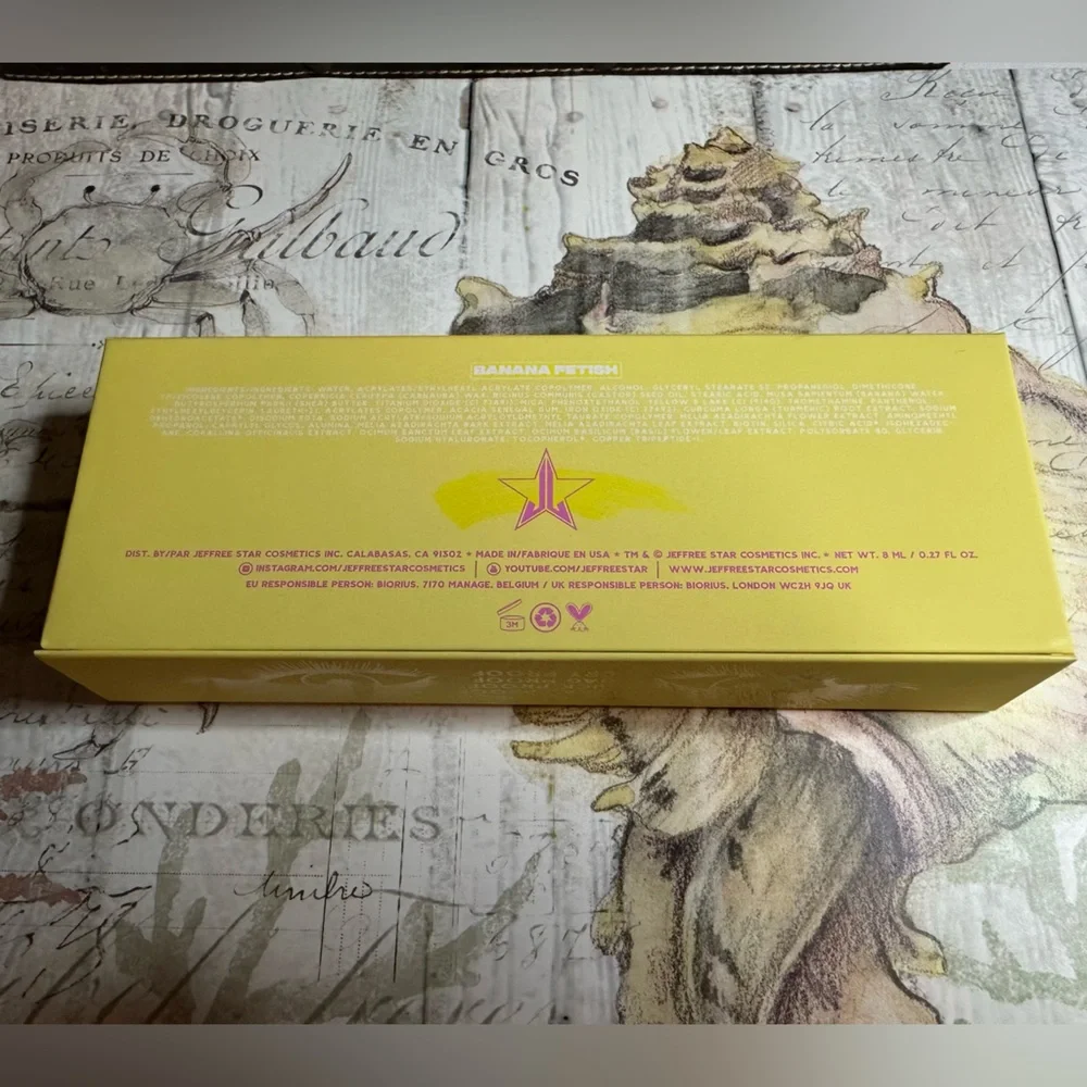 Jeffree Star F PROOF Banana Fetish Mascara New in Box Yellow